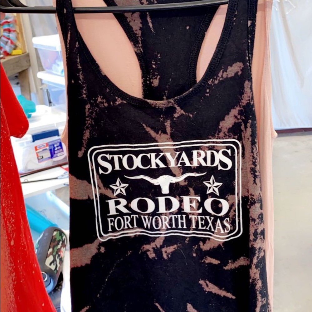 Bleached tank top